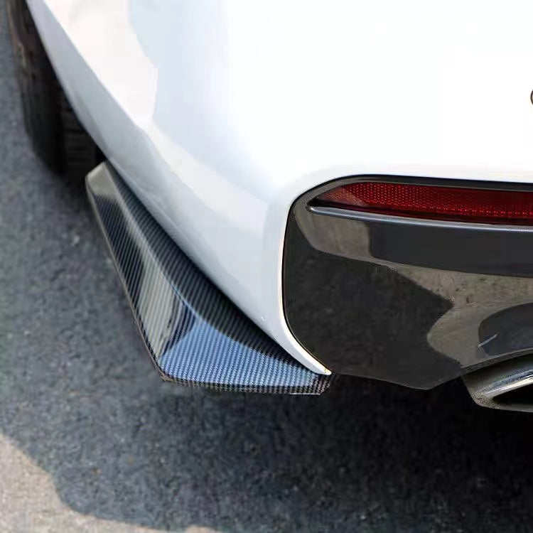 JDM Universal Rear Bumper Canard Diffuser Splitter Valence Spoiler Fin ...