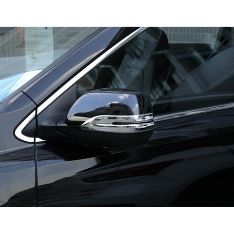 2pcs for Honda CR-V CRV 2017 2018 2019 2020 2021 Rear View Side Door Mirror Stripe Cover Trim, ABS Chrome Rearview Side Mirror Signal Light Frame Cover Molding