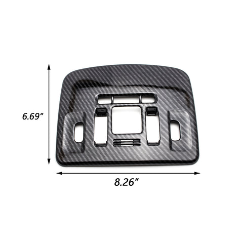 Sporty ABS Carbon Fiber Car Front Reading Light Lamp Cover Trim for Toyota Camry 2018-2024