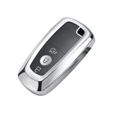 Silver TPU Full Cover Remote Key Fob Holder For Ford Mustang F-150 250 350 450