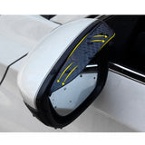 Door Side Rear View Mirror Rain Snow Visor Guard for Honda Accord 10th 2018 2019, Carbon Fiber Texture Rain Guard Visor Shade Shield