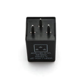 3-Pin EP28 12V Electronic LED Flasher Relay Fix Turn Signal Lamp Bulbs Blinker Hyper Flash Issue,Black