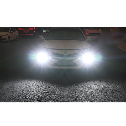 Xotic Tech 2x H16 5202 3000LM Fog Light 6000K White High Power 15-SMD LED Driving Bulbs DRL