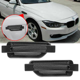Black Auto Side Fender Hood Air Flow Grille Vent Decor Trim For Toyota Camry 86