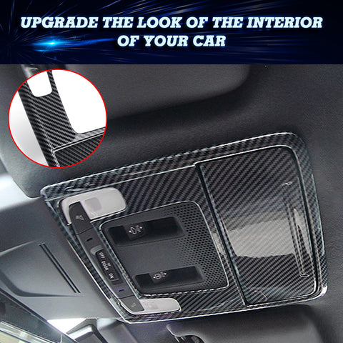 Set Carbon Fiber Pattern Reading Light Cover Trim For Honda Civic 11th Gen 2022