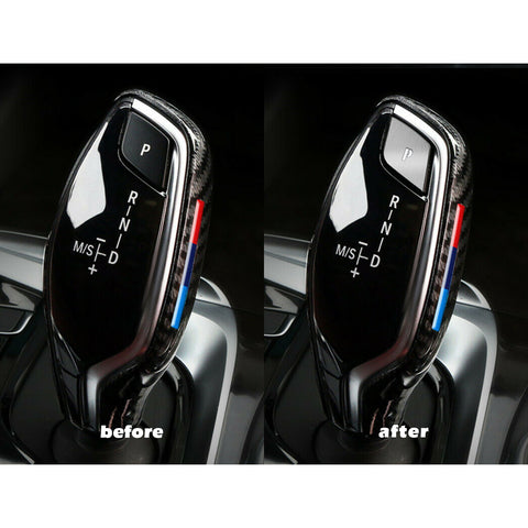 Silver Gear Shift Knob Lever P Parking Shift Button Cover Frame Trim For BMW 5 6 7 Series GT X3 X4 G11 G30 G32 G01 G02 520i 530i 540i 640i 740i