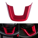Red Inner Steering Wheel Lip Decoration Cover Trim For Honda Civic 11th Gen 2022