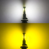 9005 9006 HB3 HB4 / H8 H9 H11 / 880 881 889 COB LED Bulb White Golden Yellow Dual Color Fog Light Conversion Kit