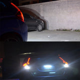 Dual Color White/Red 30SMD LED Lamp License Plate Backup Brake Reverse Fog Light Multi-funtion