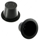 2x 50mm Rubber Housing Seal Cap Dust Cover for Car LED HID Headlight Lamps Kit