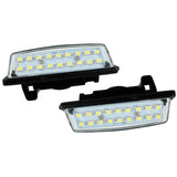 Direct Fit White LED License Plate Light Lamps For Nissan Altima Maxima Murano