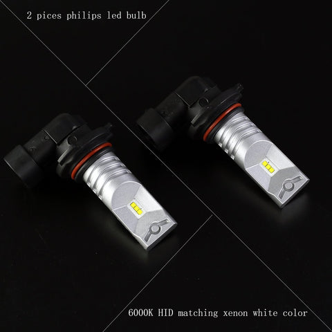 2x 9005 HB3 9145 H10 Luxeon LED Bright White LED Bulbs For DRL Daytime Running Light, Fog Light