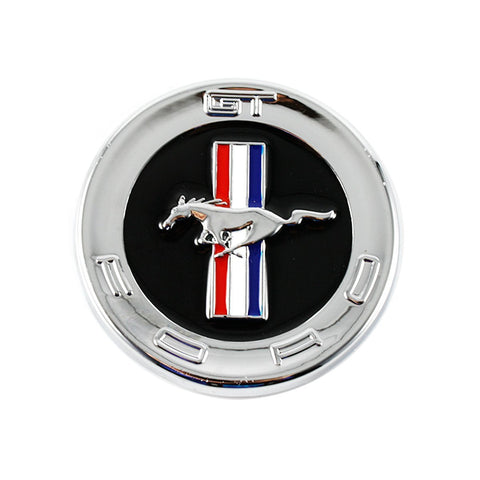 Gold / Silver Chrome Running Horse Emblem Metal Door Fender Badge Sticker for Ford Mustang