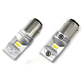 1 pair 100W Luxen LED Bright White 1157 BAY15D LED Brake Backup Reverse Light Bulbs