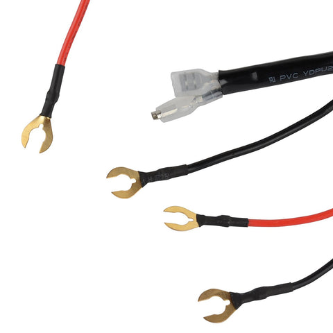 Universal Relay Harness Wire + ON / OFF Switch Cable Kit for LED Light Bar Fog Light HID Work Lamp - 12V 40AMP
