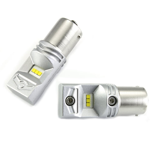 2pcs 100W Luxeon LED Bright White 1156 BAY15S LED Rear Turn Signal Lights, Backup Reverse Light Bulbs