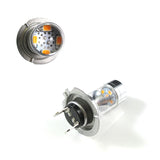 Super Bright White/Amber 100W CREE H7 LED Car Fog Daytime Running Light Bulbs DRL