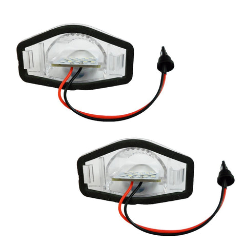 Exact Fit White 18-LED License Plate Light Lamps For Honda Civic Fit CR-V, etc