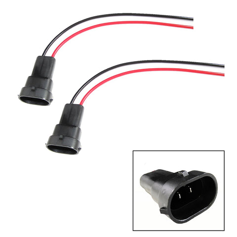 H11 880 Male Adapter Wiring Harness Sockets Wire Headlights or Fog Lights