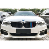 1 Set TRI Color Sporty Kidney Grille Insert Trim Stripe Exactly Fit BMW 6 Series GT G32 2018 2019 (9 Beam Bars)
