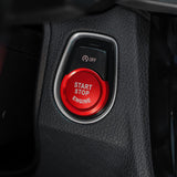 Red Start Stop Button Steering Wheel Logo Ring Cover For BMW 1 2 3 4 Series X1