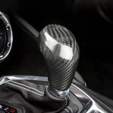 Real Carbon Fiber Interior Gear Shift Knob Cover Overlay Trim Decal for Chevrolet Camaro 2016 2017 2018 2019 2020