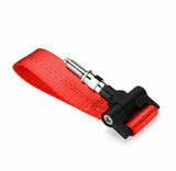 Red / Blue / Black JDM Style Tow Hole Adapter with Towing Strap for BMW X1 X3 X4 X5 X6 2 3 4 5 Fxx Series 2012+