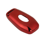 Metallic Red Remote Key Fob Cover TPU Case For Ford Lincoln 4/5-Button keyless