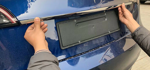 Stainless Steel Rear Trunk Lid Moulding Cover Trim Guard For Model 3 2017-2023 & Model Y 2020-up