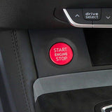 Red/ Blue Start Engine Stop Push Button Cover Sticker Fit Audi A4 A5 Q5 - S Line Style Start Stop Button Decor