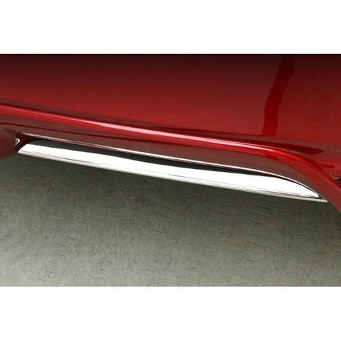 2pcs Stainless Chrome Rear Bumper Lower Lip Trim Guard for Toyota Camry SE XSE 2018-2019
