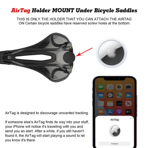 AirTag Bicycle Saddles Mount Holder Specialized S-Works SWAT ONLY