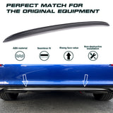 Carbon Fiber Pattern Rear Bumper Lip Cover Trim For Honda Civic 11th Gen 2022