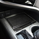 Real Carbon Fiber Interior Center Console Ashtray Storage Box Panel Cover Trim Decals Stickers for Toyota Camry 2018-2024