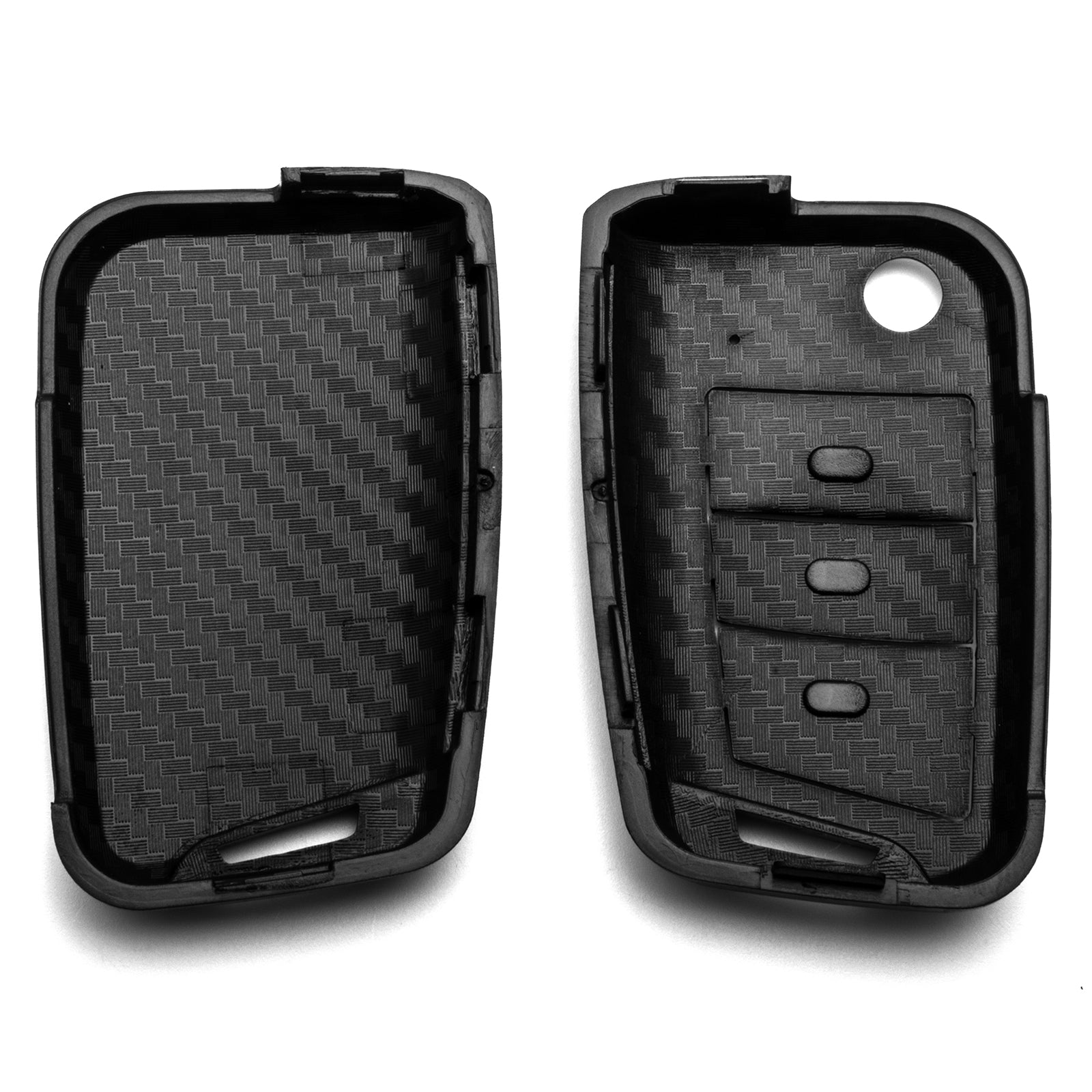 Deluxe Real Pure Carbon Fiber Key Cover Case Key Fob For VW Golf 7 Mk7 With Gti R Wording Deluxe Real Pure Carbon Fiber Key Cover Case Key Fob For VW Golf 7 Mk7 With Gti R Wording