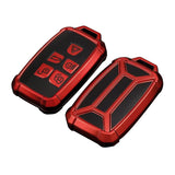 Iron Armor Style Red Full Cover Remote Key Fob Cover For Range Rover 2013-2017