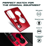 1PC Gloss Red Interior Gear Shift Box Molding Decor Trim For Honda Civic 11th 2022+