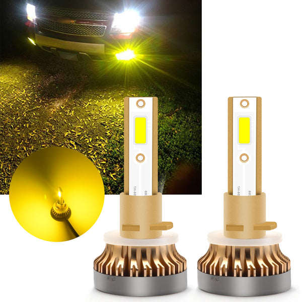 For Chevy Chevrolet Tahoe 2000-05 2006 Golden Yellow LED Fog Driving L