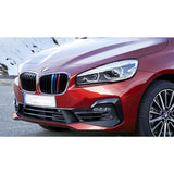 3pcs M-Colored Sport Grille Kidney Insert Trims for 2018 BMW 2 Series 220i 230i (9-beams Grille)