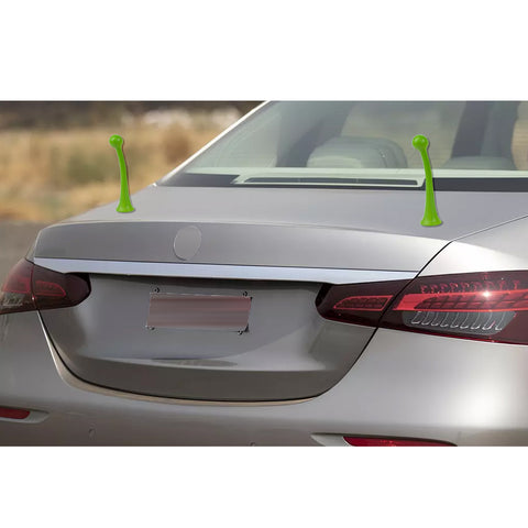 Green PU Foam Creative Tentacles Car Roof Rear Trunk Cute Ornaments Universal 2x