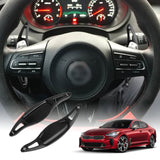 Black Alloy Add-on Steering Wheel Paddle Shift Extension For Kia Stinger 2018-up