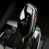 Silver Gear Shift Knob Lever P Parking Shift Button Cover Frame Trim For BMW 5 6 7 Series GT X3 X4 G11 G30 G32 G01 G02 520i 530i 540i 640i 740i