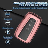 Pink Smart Keyless Remote TPU Case For Toyota Camry,Prius,C-HR,86 etc 2017/18+