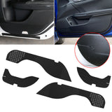 Carbon Fiber Texture Side Door Anti Kick Pad Threshold Guard Stickers Protector Film Trim Decals 4pcs for Honda Accord 10th Gen 2018 2019 2020