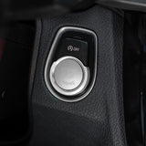 Silver Steering Wheel Logo Engine Ignition Button Cover For BMW 3 Series 2013-up