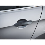 Sporty Carbon Fiber Style Car Side Door Handle Moulding Cover Trim for VW Jetta Tiguan MK6 2009-2016