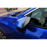 2pcs Rear View Side Mirror Rain Visor Shade Guard for Honda Civic 2016-2019, Carbon Fiber Texture Rearview Mirror Snow Visor Guard Anti-rain Eyebrow