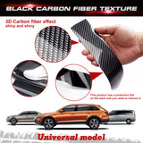 3M x 5CM Car Door Protector Sill Scuff Cover Sticker 5D Carbon Fiber Antiscratch Strip