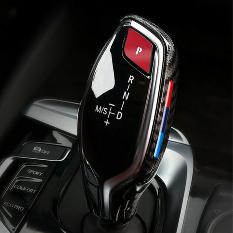 Gear Shift Knob P Parking Button Cover Trim Red Aluminum Compatible with BMW 5 Series G30 2016-2021, 6 Series GT G32 2018-2019, 7 Series G11 2015-2021, X3 G01 2017-2021, X4 G02 2018-2021