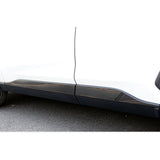6pcs for Toyota RAV4 2019 2020 Door Sill Cover Trim, Carbon Fiber Style Car Body Door Side Line Molding